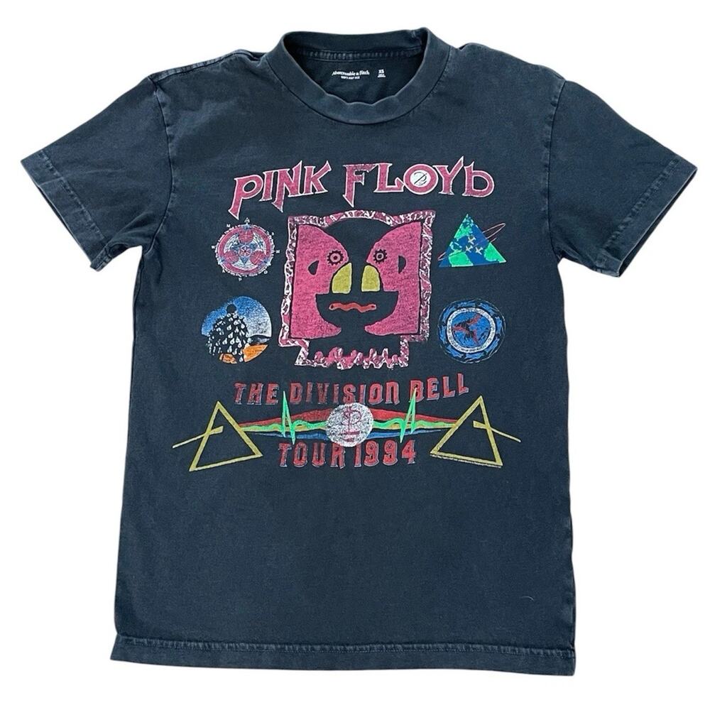 Pink Floyd Division Bell Mens (XS) Copy Of American Tour 1994 T-Shirt, Rock Tour